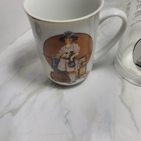 Vintage Norman Rockwell. Mugs Set From 1981 - Picture 3 of 6